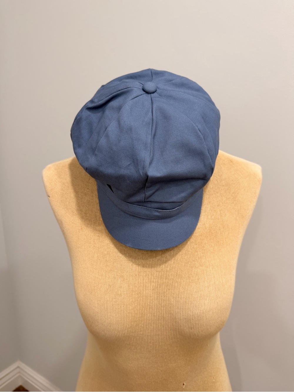 David and Young Slate Blue Newsboy Cap